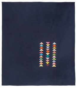 Modern Flying geese quilt