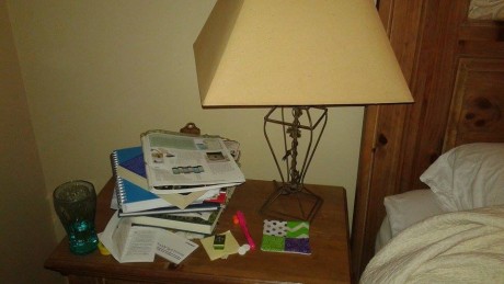 MJs bedside table